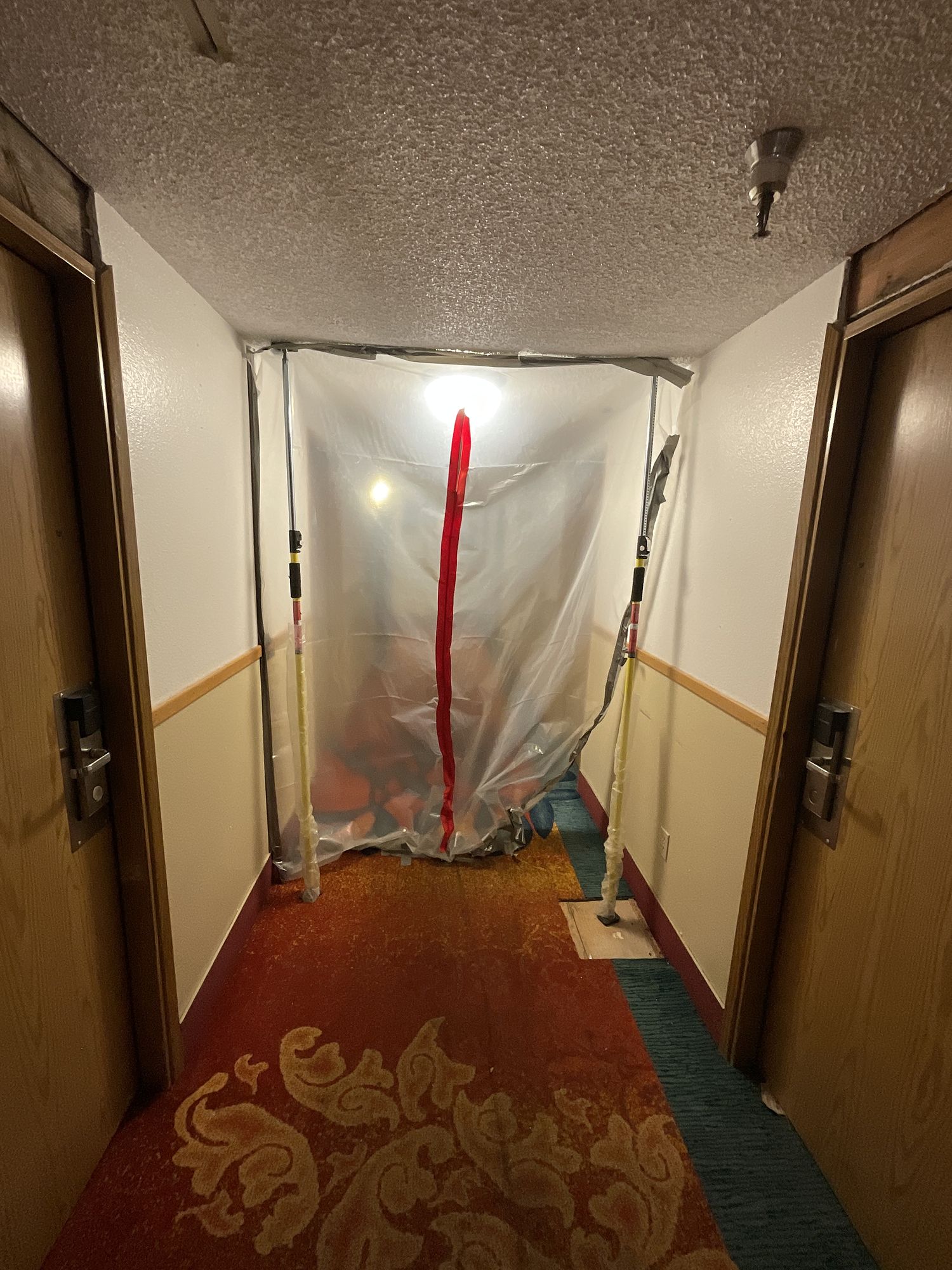 Containment — hotel fire restoration