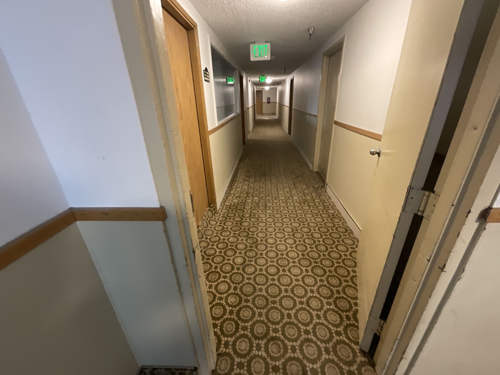 Corridors rebuilt — hotel fire restoration