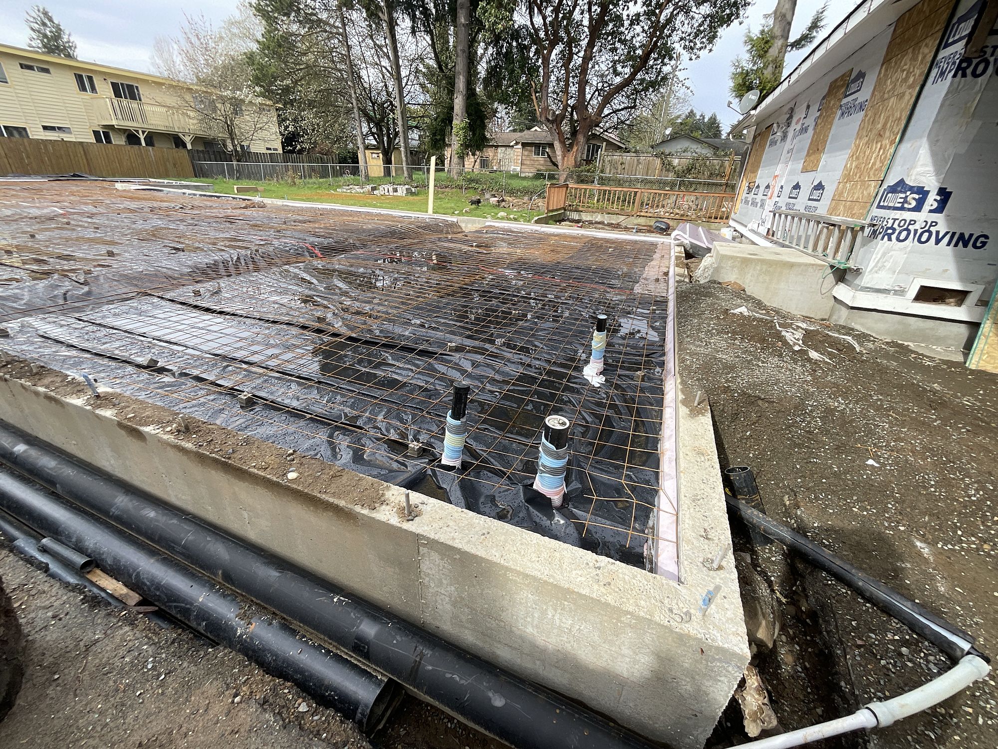 Footings and slab — From an empty lot to a licensed childcare centre.