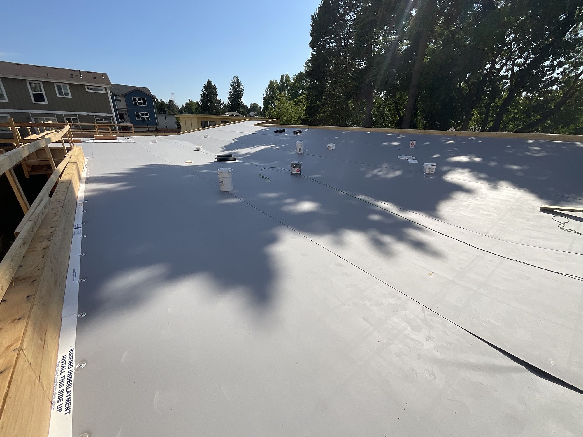 Roof deck — From an empty lot to a licensed childcare centre.
