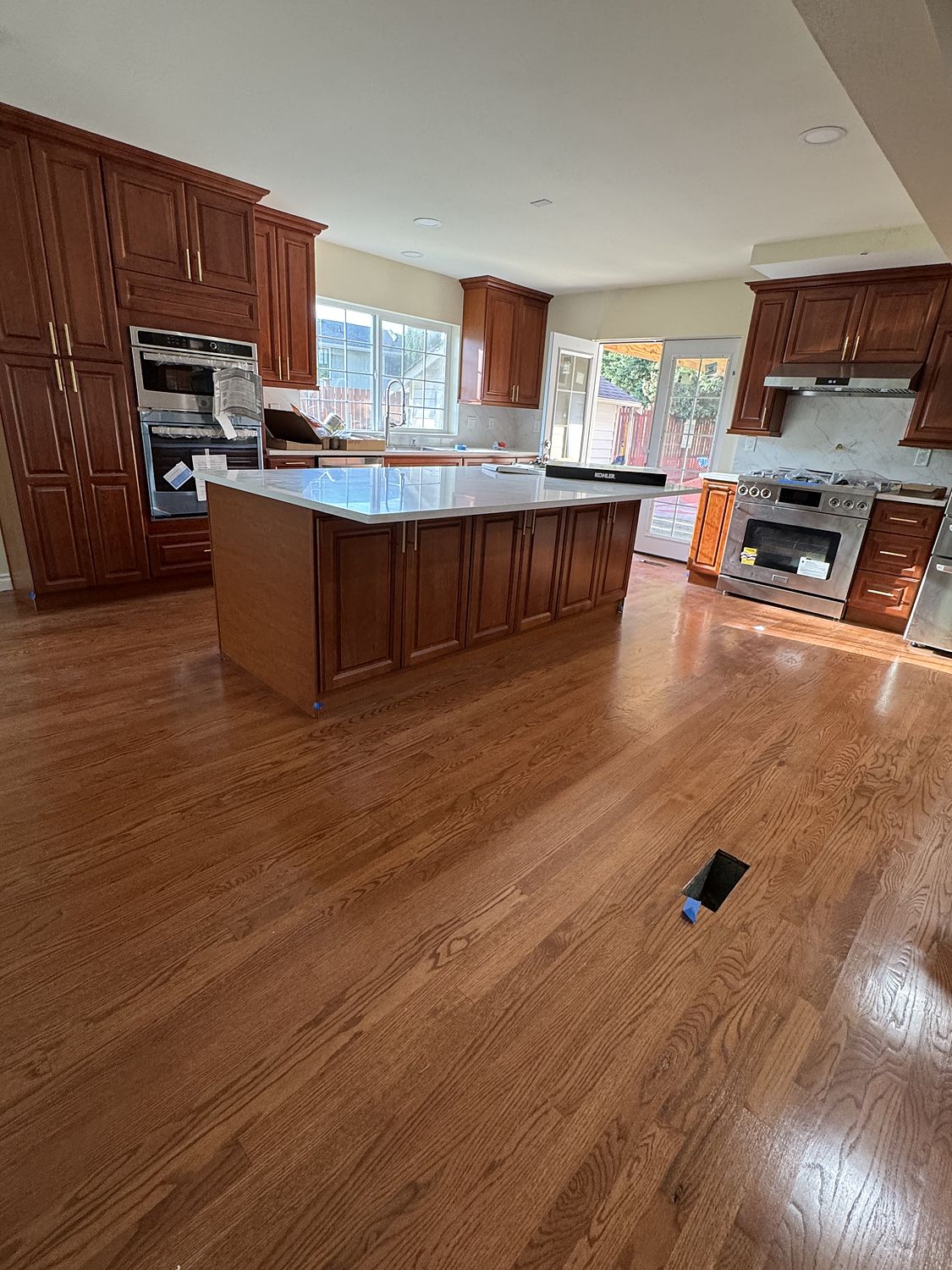 Finished kitchen by Legacy Construction Group