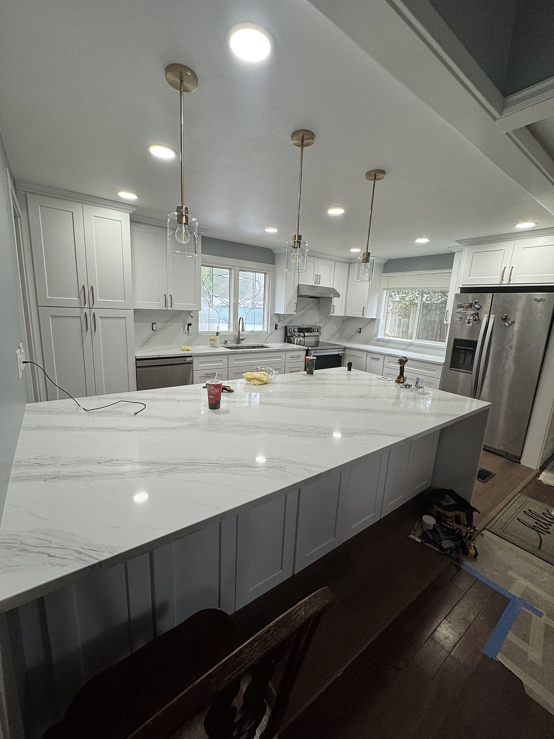 Finished kitchen by Legacy Construction Group