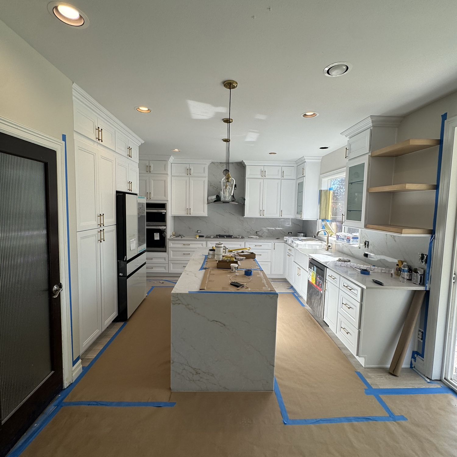 Finished kitchen by Legacy Construction Group