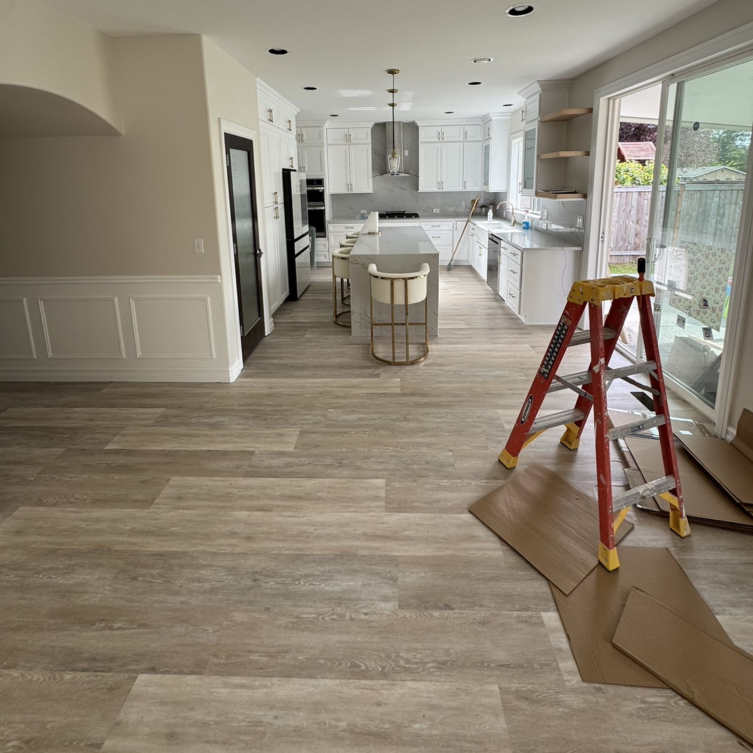 Finished kitchen by Legacy Construction Group