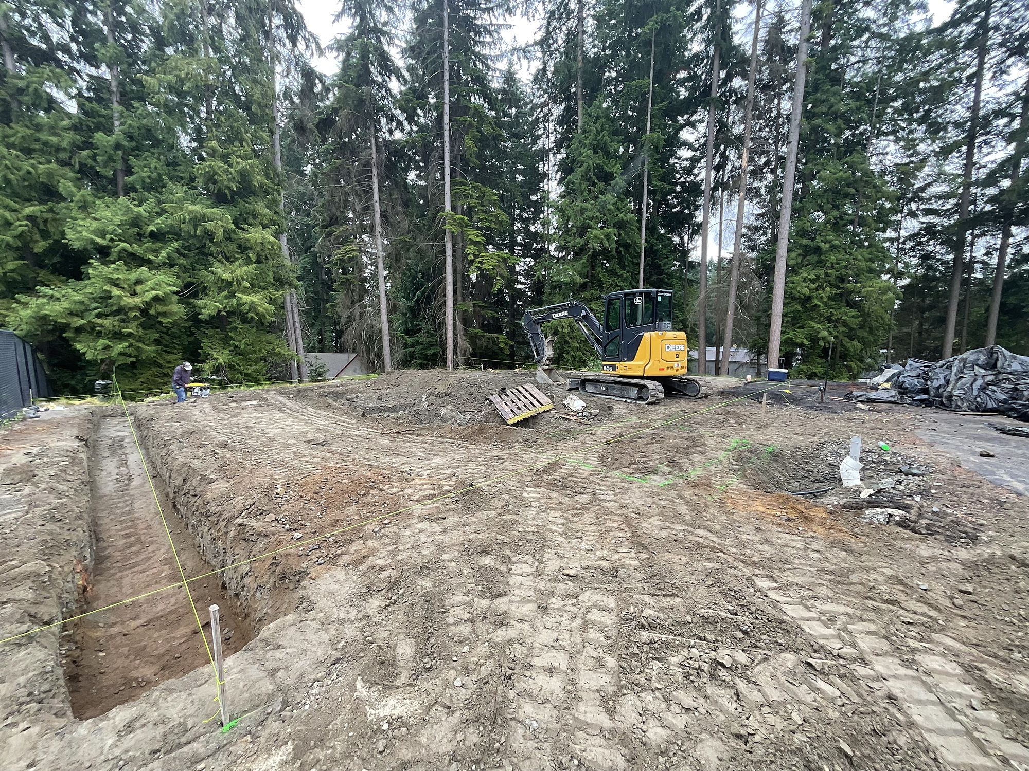 Excavation — new home in Woodinville